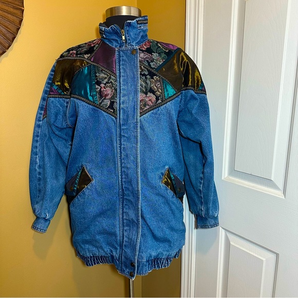 Women Vintage Denim vintage 80’s lined be in the current seen denim jacket - Picture 1 of 16